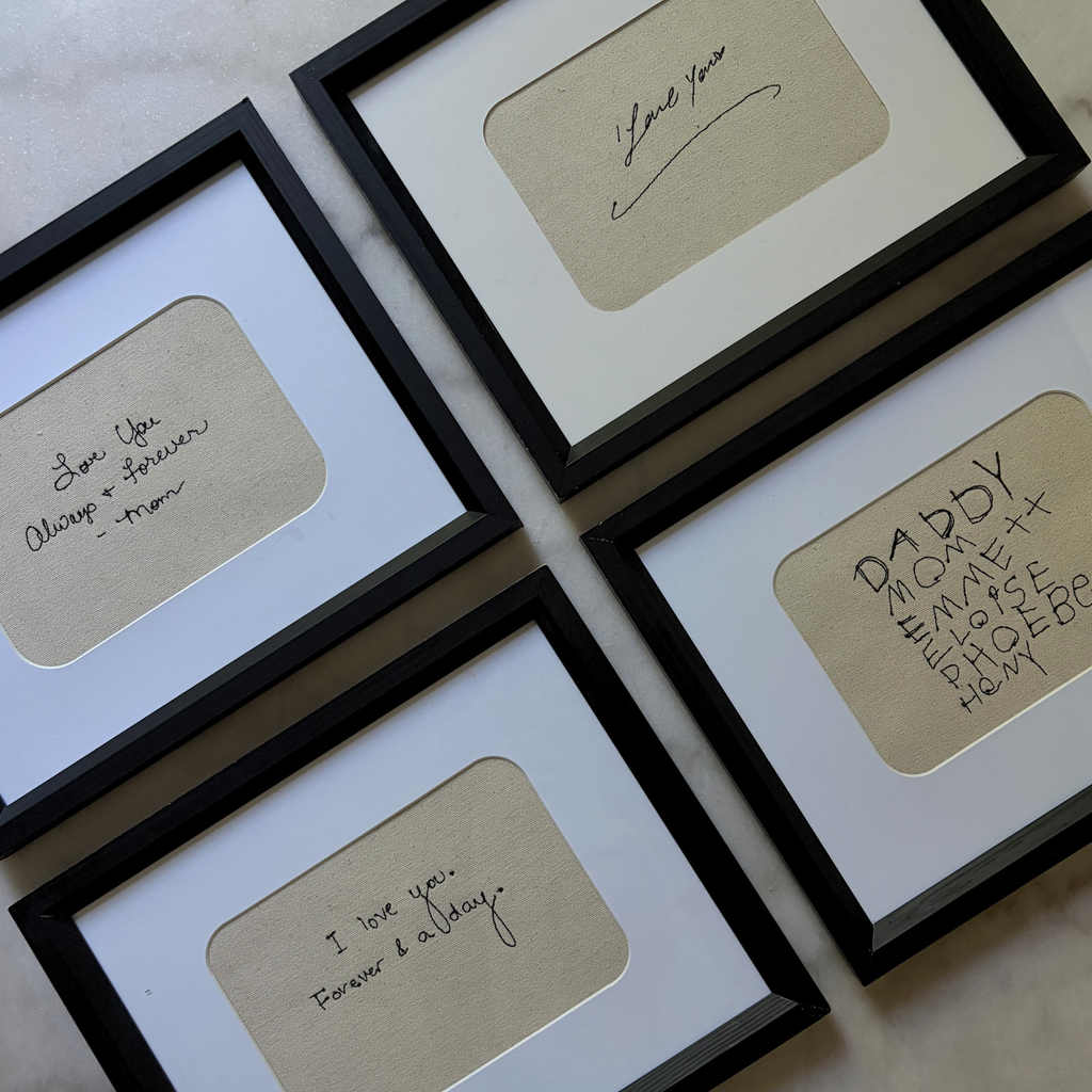Custom Handwritten Embroidered Note