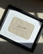 Custom Handwritten Embroidered Note