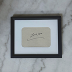 Custom Handwritten Embroidered Note