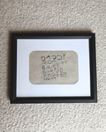 Custom Handwritten Embroidered Note