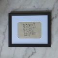 Custom Handwritten Embroidered Note