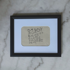 Custom Handwritten Embroidered Note