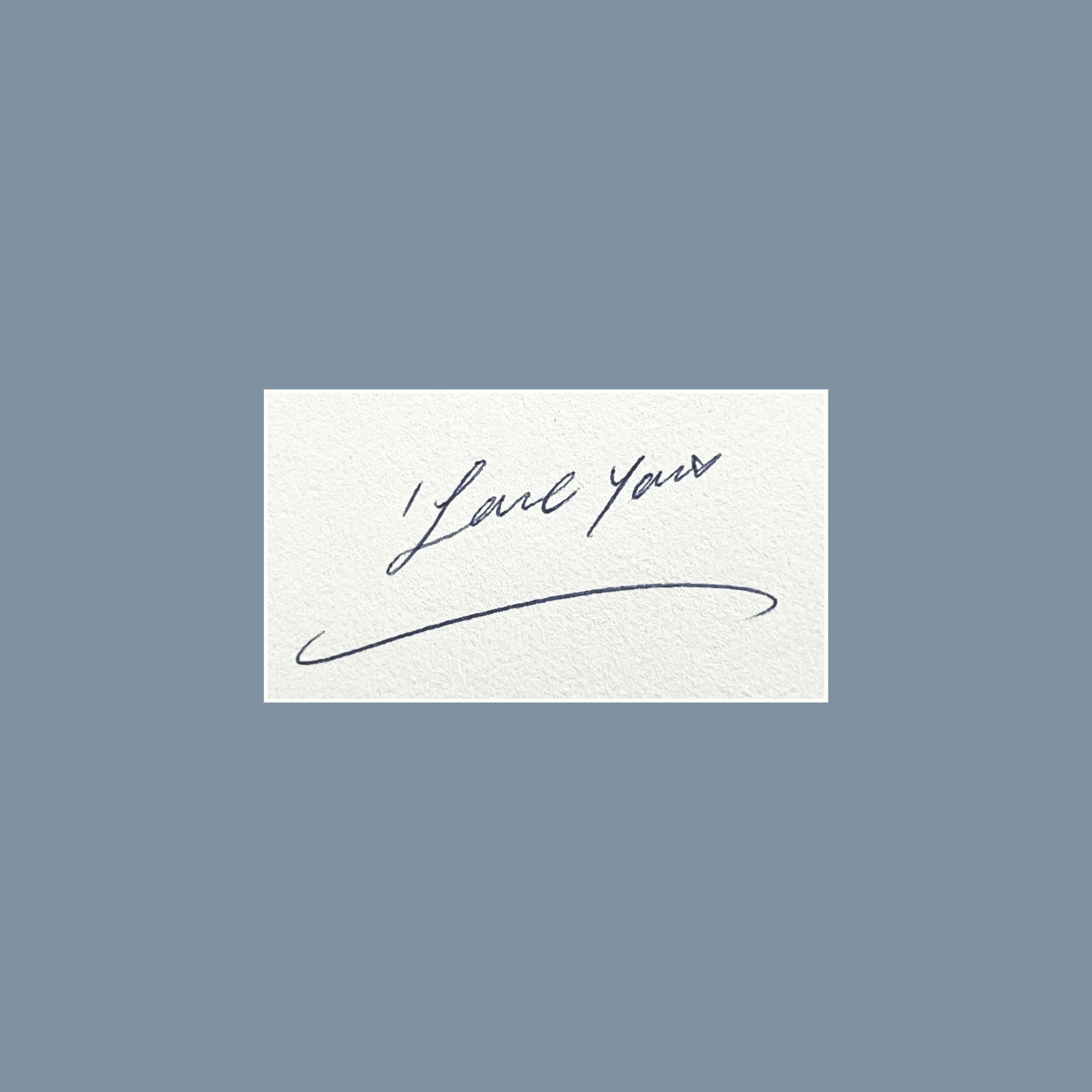 Custom Handwritten Embroidered Note